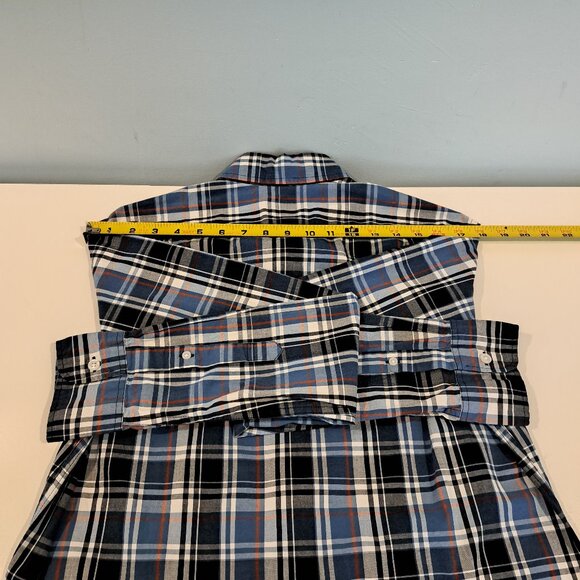 J. crew Men's Medium Slim Fit Flex Washed Long Sleeve Plaid Shirt Style #BB716 - Picture 14 of 14